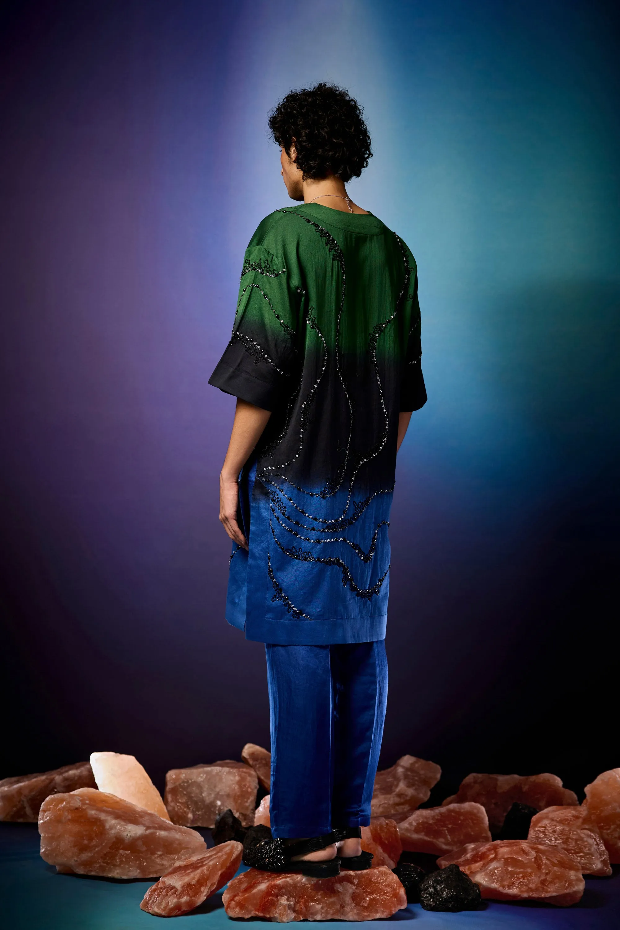 Aurombre Swirlscent Kurta Set