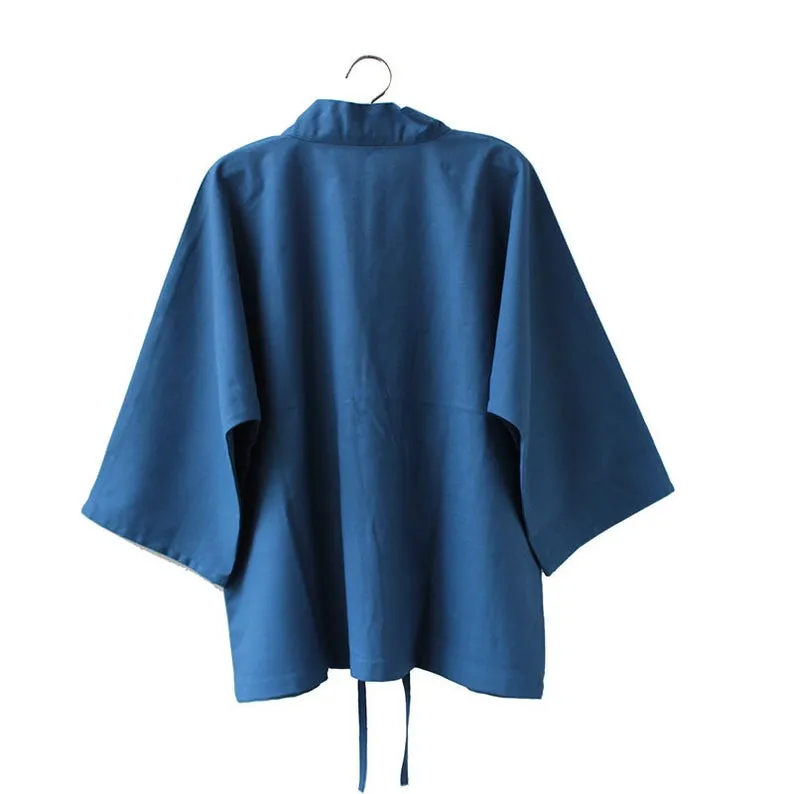 Blue Traditional Women Haori