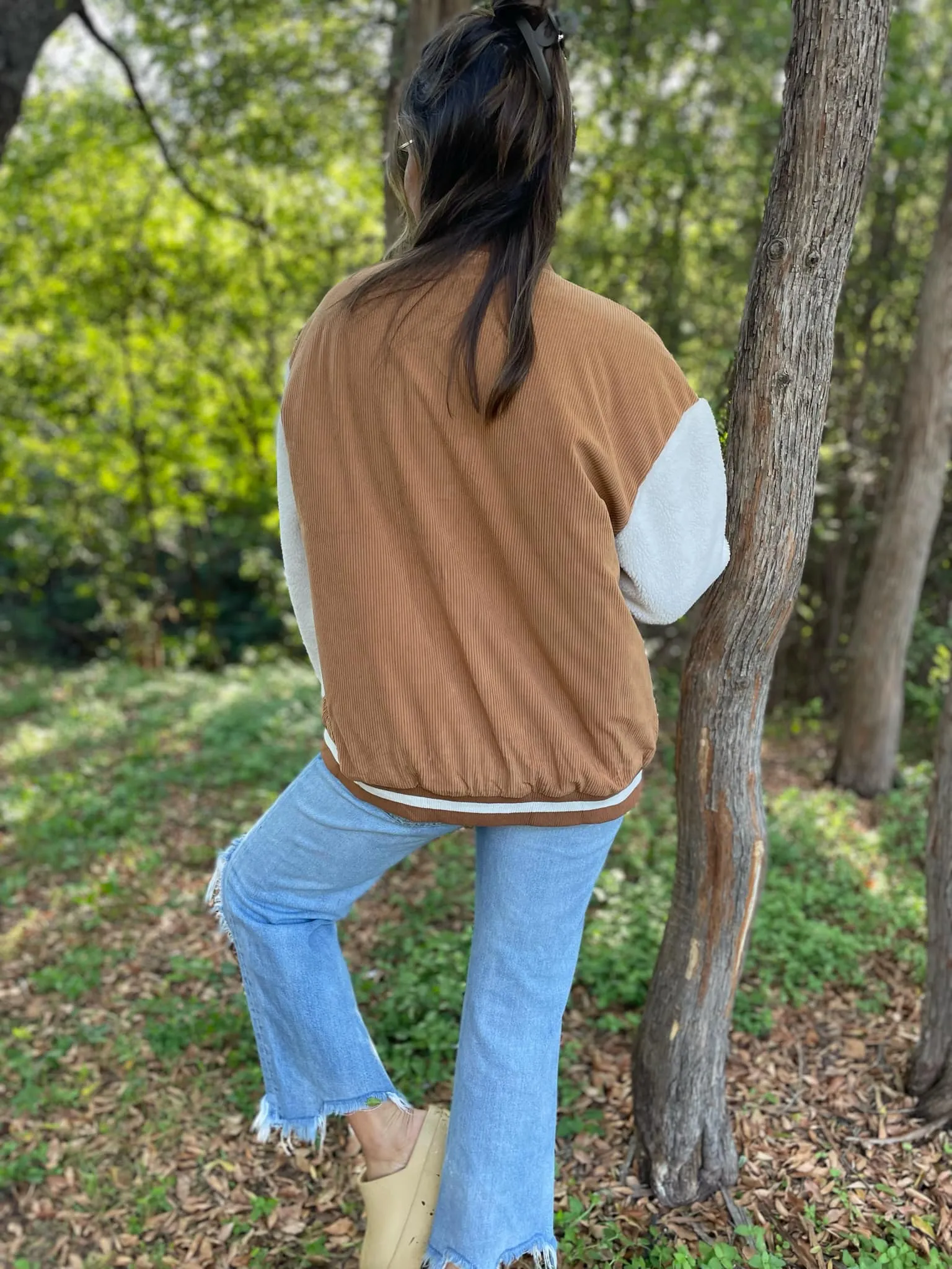 Corduroy Bomber Jacket in Two Colors