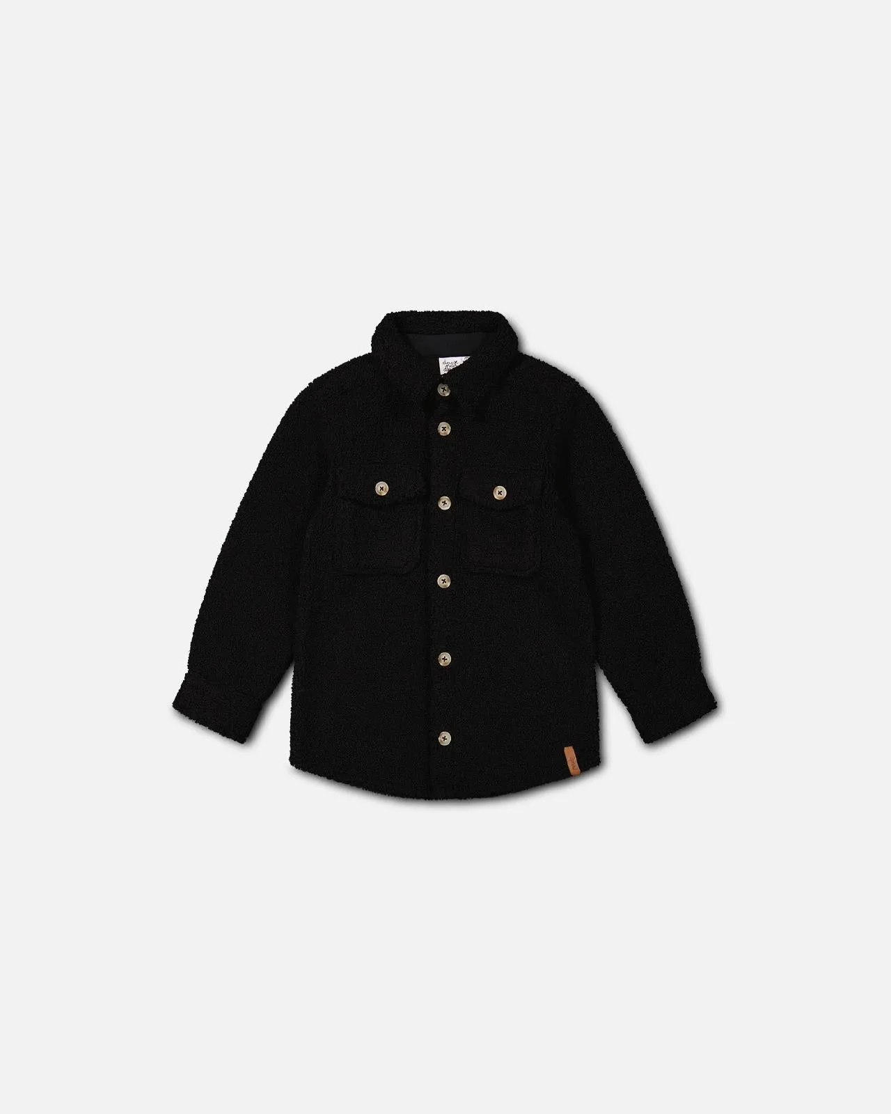 Deux Par Deux Sherpa Shacket with Pockets