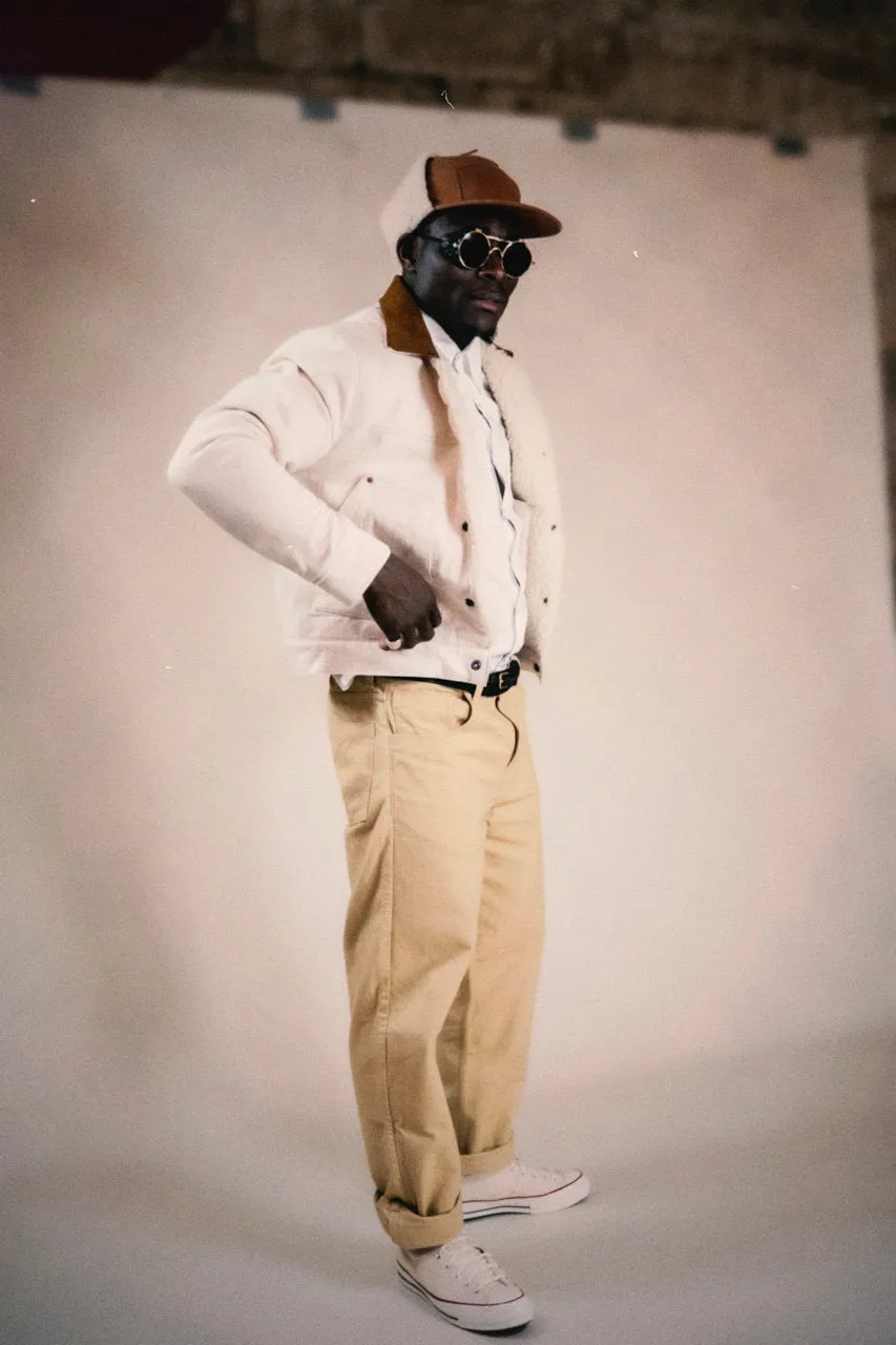 Fatboy Clothing "Delta Collection" Sherpa Jacket White