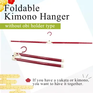 Foldable Kimono Hanger without obi holder type