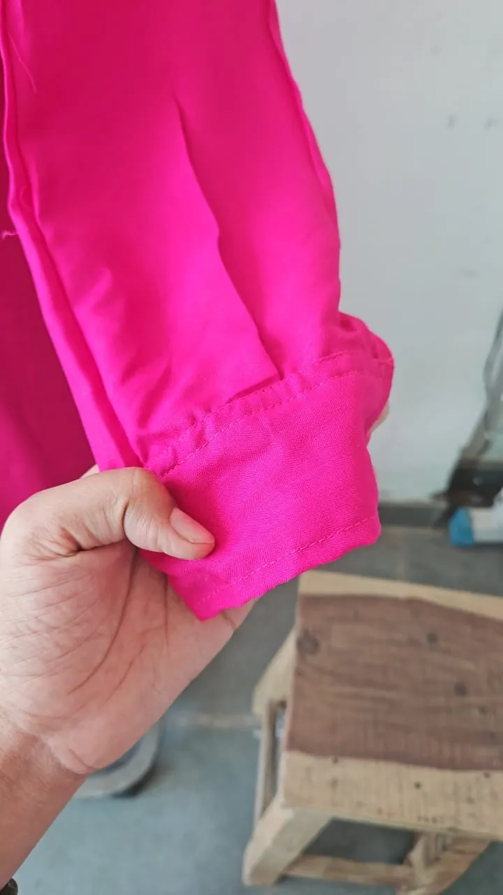 Handmade Fuchsia Cotton Kimono Jacket O/S AU 10-18