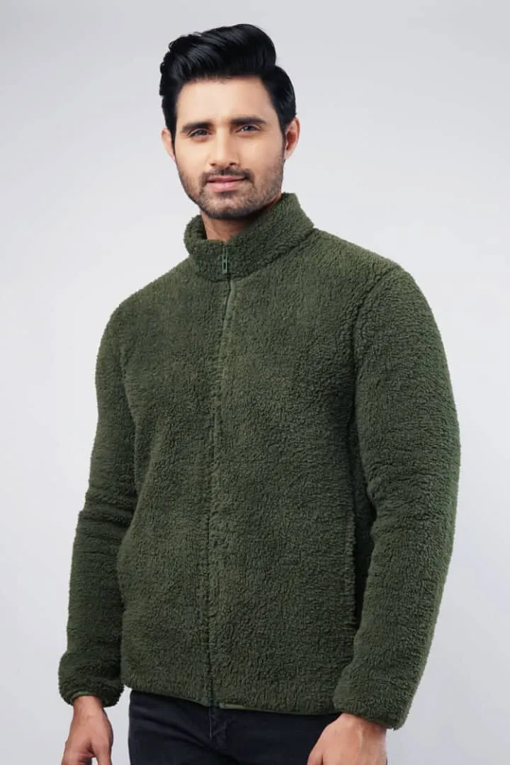 Seaweed Fur Jacket