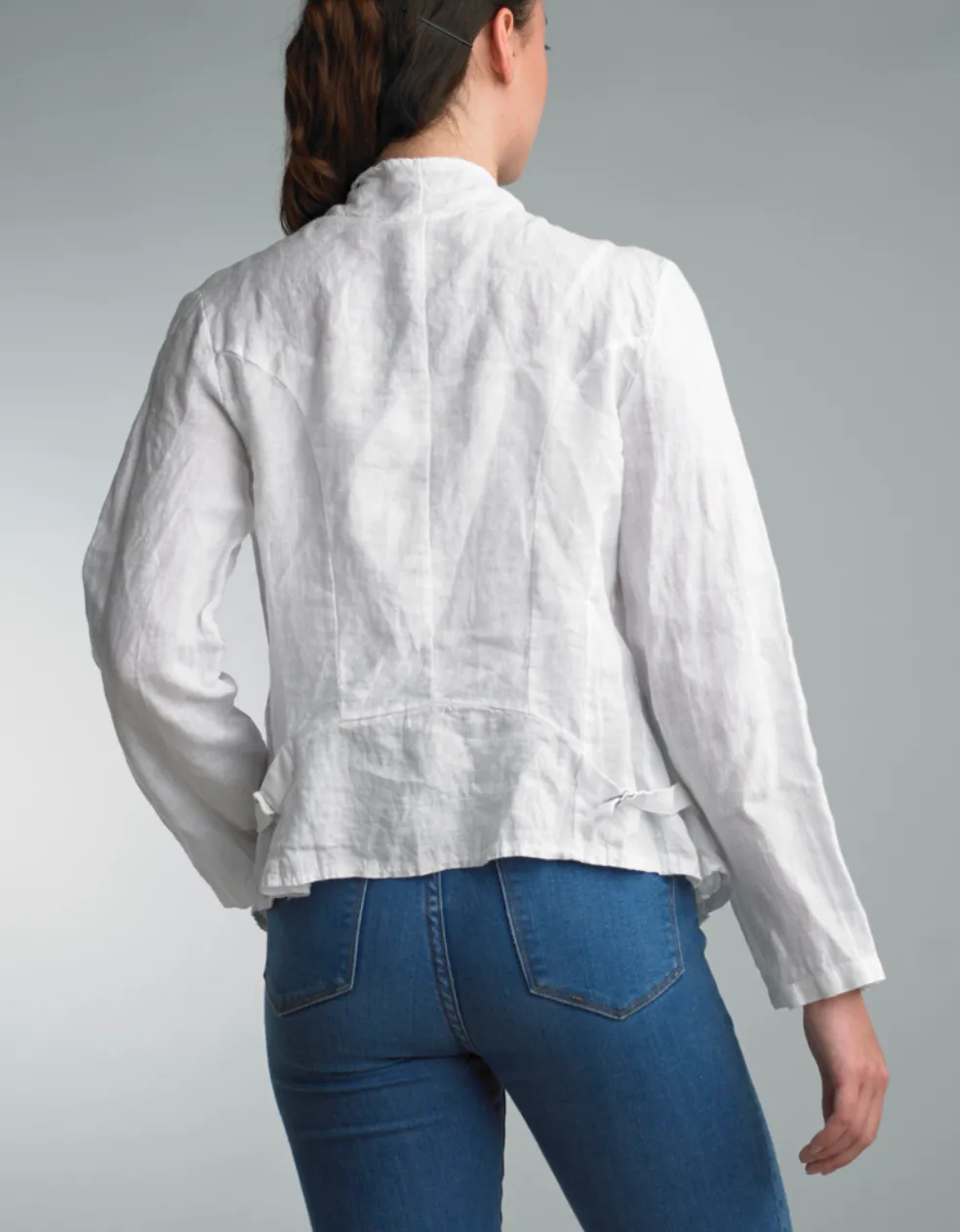 SHORT LINEN JACKET