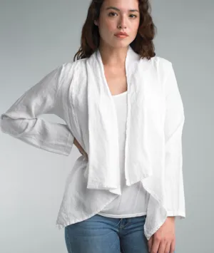 SHORT LINEN JACKET