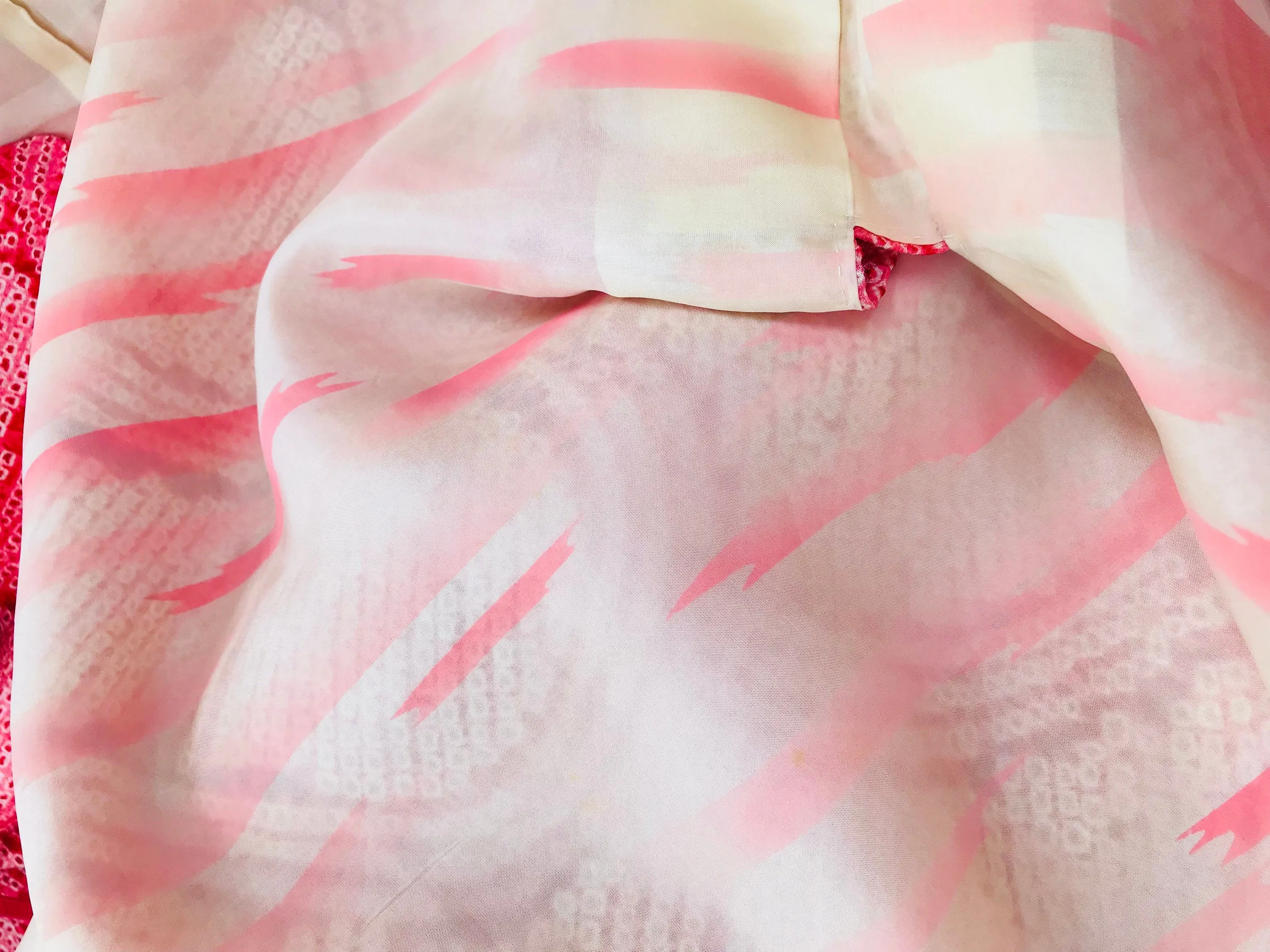 Silk Shibori Kimono. Haori