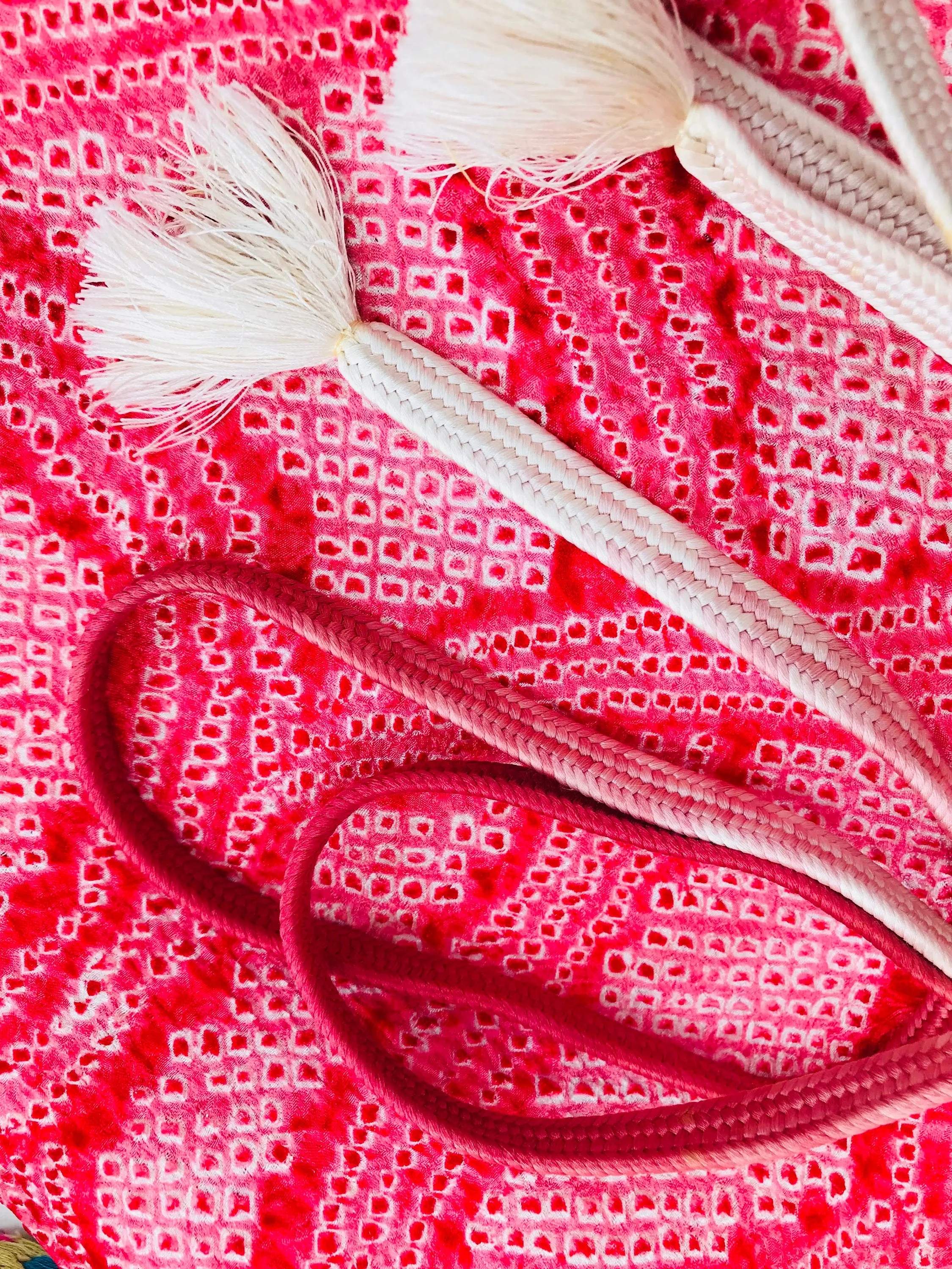 Silk Shibori Kimono. Haori