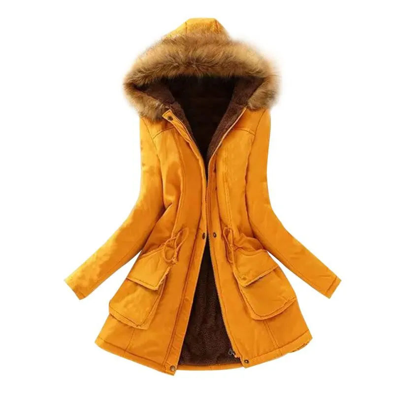 Warm Fur Collar Winter Coat New