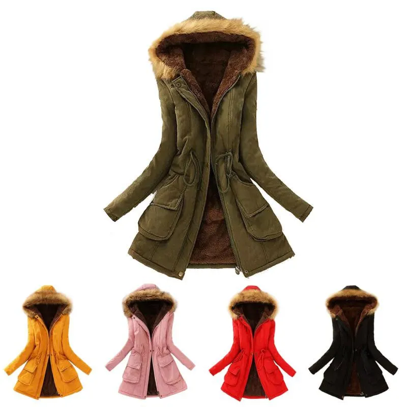 Warm Fur Collar Winter Coat New