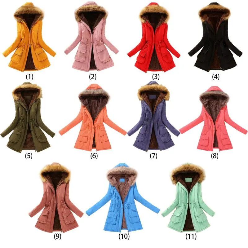 Warm Fur Collar Winter Coat New