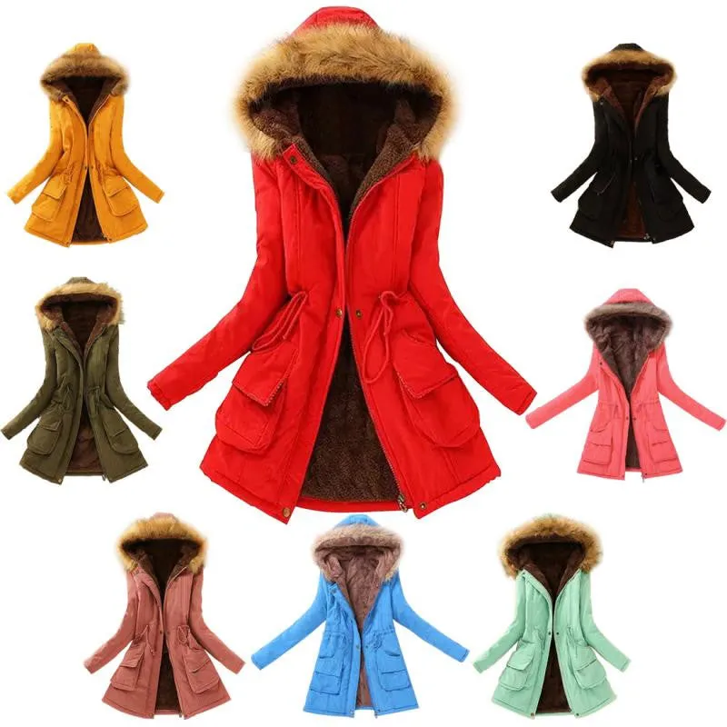 Warm Fur Collar Winter Coat New