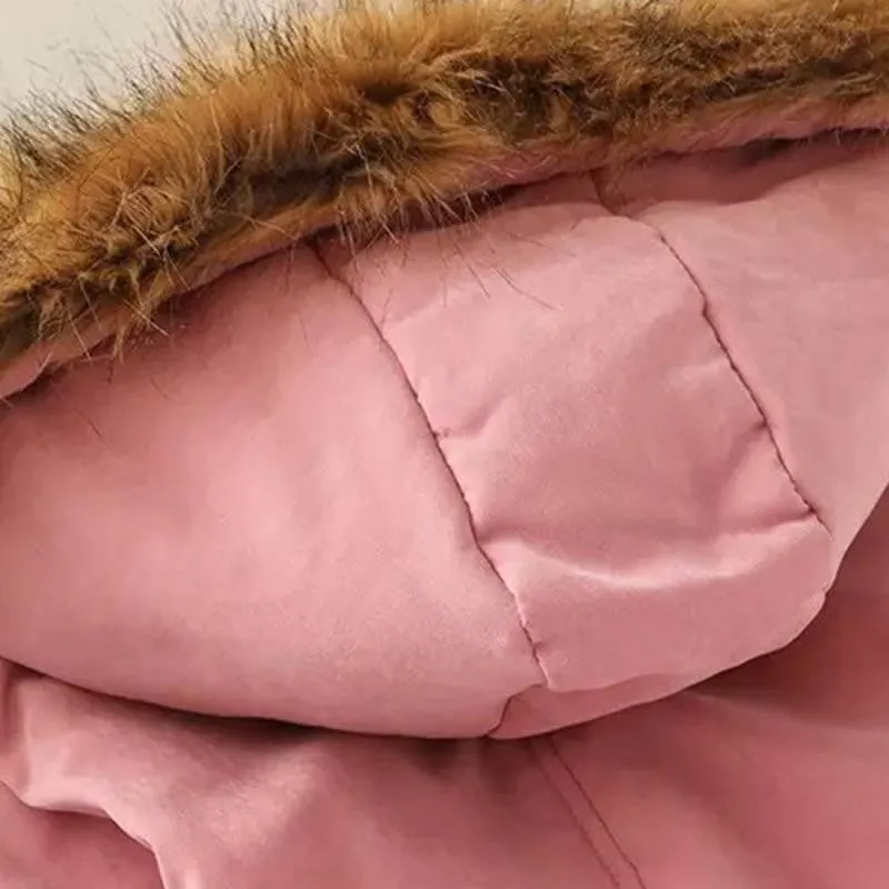 Warm Fur Collar Winter Coat New