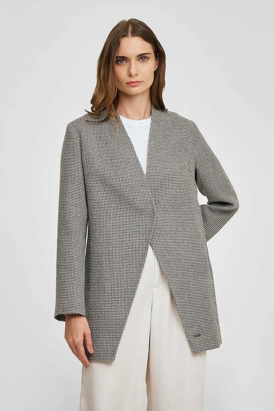 Whose Coat Baby Alpaca Color Grey